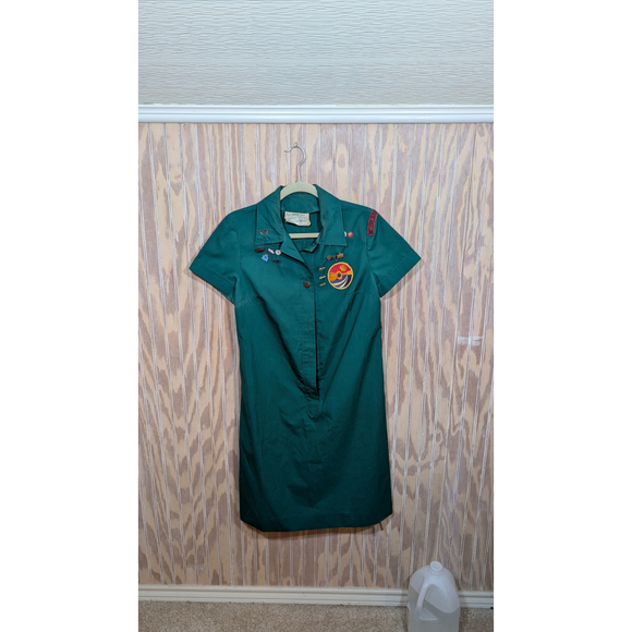 Girl Scouts Dresses & Skirts - Authentic Vintage Girl Scout Adult Troop Leader Dress - Pins included!